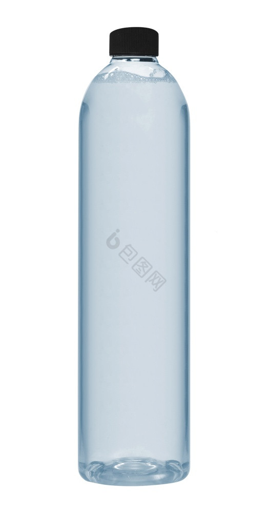 塑料瓶喝水孤立的图片