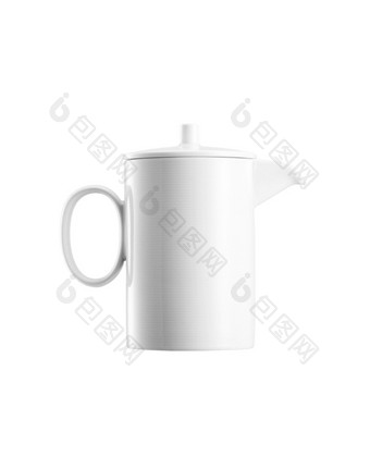 ceramick茶壶白色背景ceramick茶壶