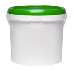 塑料容器白色背景塑料容器