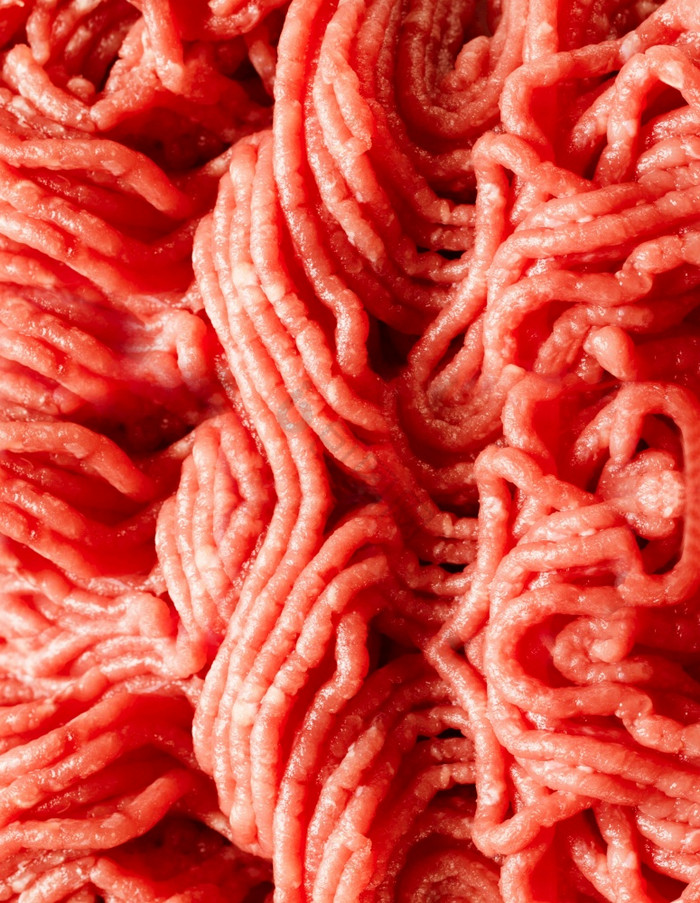 生剁碎牛肉特写镜头生剁碎牛肉特写镜头