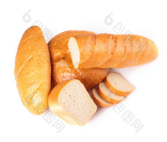 各种各样的<strong>切片面包孤立</strong>的白色背景各种各样的<strong>切片面包</strong>