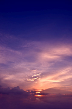 的天空与云美丽日落背景的天空与云美丽日落背景