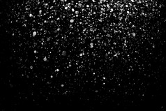 下降雪下来的黑色的背景下降雪下来的黑色的背景