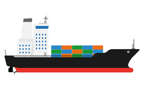 货物船容器的海洋运输航运运费运输