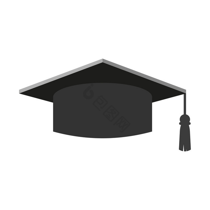 毕业大学大学的帽为学位仪式