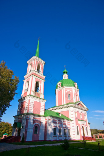 石头教堂奥夫斯图格布良斯克地区俄罗斯