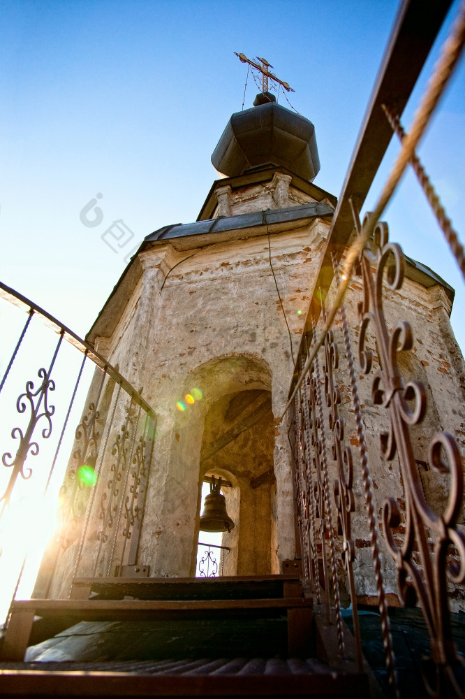 钟楼沃斯克列森斯基修道院日光布良斯克地区俄罗斯