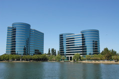 高科技办公室建筑红木海岸加州