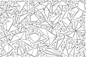 手画纸折纸折纸形状鸟动物明星飞机涂鸦集背