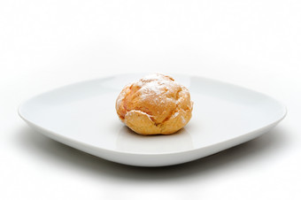 空心甜饼单空心甜饼板孤立的白色背景