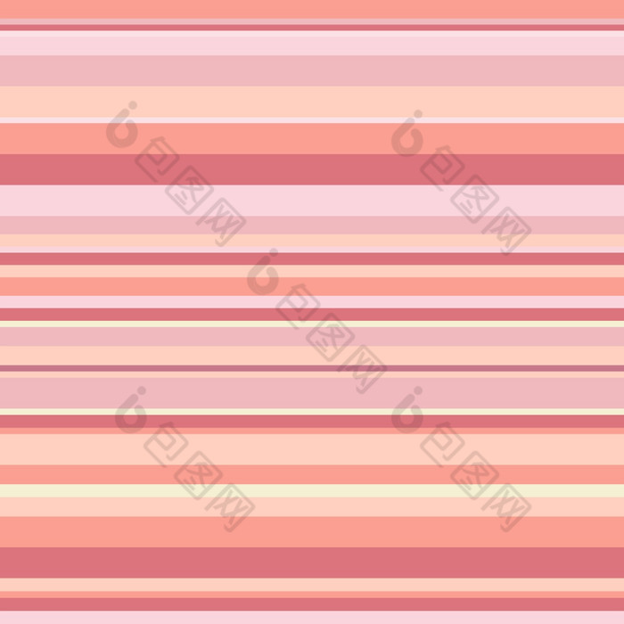 粉红色的桃子和黄色的平行行背景无缝的模式粉红色的桃子和黄色的平行行背景