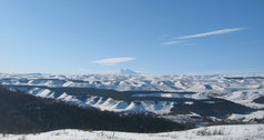 Elbrus山最高峰欧洲全景