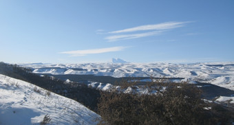 Elbrus山最高峰欧洲全景