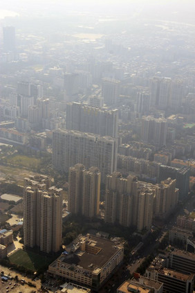 广州视图从窗户广州塔中国共和国
