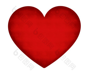 水彩红色的心孤立的插图美丽的浪漫的充满激情的心手画装饰为明信片祝贺你的假期情人节rsquo一天水彩红色的心孤立的插图