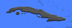 地图古巴政治地图古巴与的几个省
