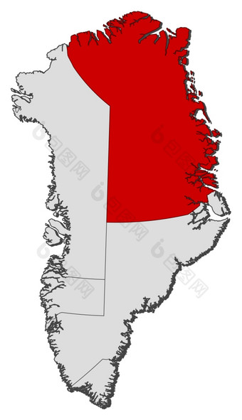 地图格陵兰岛东北格陵兰岛国家公园突出显示政治地图奥地利与的几个市在哪里东北格陵兰岛国家公园突出显示