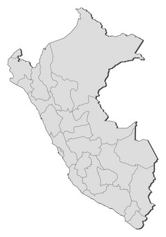 地图秘鲁卡奥突出显示政治地图秘鲁与的几个地区在哪里卡奥突出显示