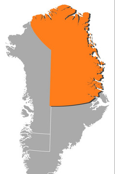 地图格陵兰岛东北格陵兰岛国家公园突出显示政治地图奥地利与的几个市在哪里东北格陵兰岛国家公园突出显示