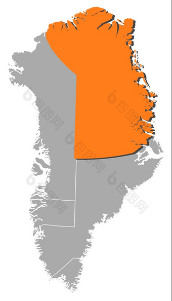 地图格陵兰岛<strong>东北</strong>格陵兰岛国家公园突出显示政治地图奥地利与的几个市在哪里<strong>东北</strong>格陵兰岛国家公园突出显示