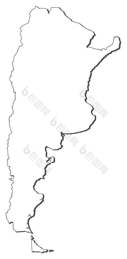 地图阿根廷政治地图阿真舍与的几个省