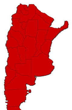 地图阿根廷政治地图阿真舍与的几个省