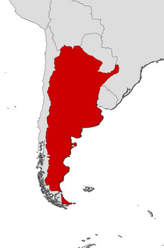 地图阿根廷政治地图阿真舍与的几个省