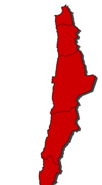 地图智利政治地图智利与的几个地区