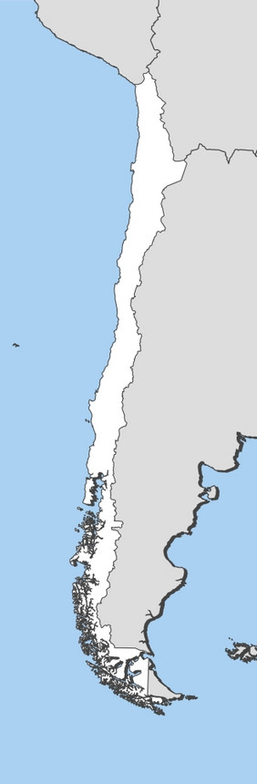 地图智利政治地图智利与的几个地区