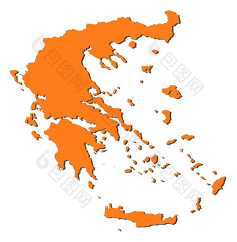 地图<strong>希腊</strong>政治地图<strong>希腊</strong>与的几个州