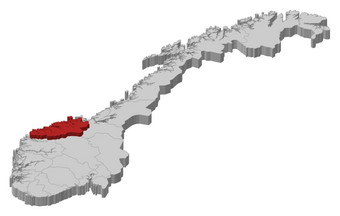 地图挪威更多的<strong>壮丽</strong>景色突出显示政治地图挪威与的几个县在哪里更多的<strong>壮丽</strong>景色突出显示