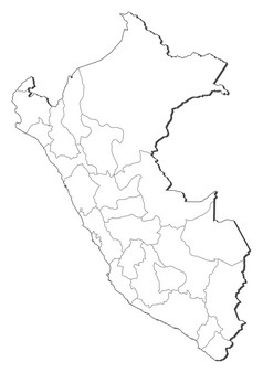 地图秘鲁政治地图秘鲁与的几个地区