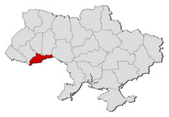 地图乌克兰切尔诺夫策突出显示政治地图乌克兰与的几个个州在哪里切尔诺夫策突出显示