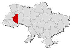 地图乌克兰疾病突出显示政治地图乌克兰与的几个个州在哪里疾病突出显示