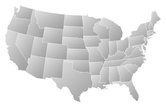 地图的曼联州华盛顿突出显示政治地图曼联州与的几个州在哪里华盛顿突出显示