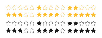 五个星星<strong>评级</strong>高马克溢价质量消费者<strong>评级</strong>向量插图