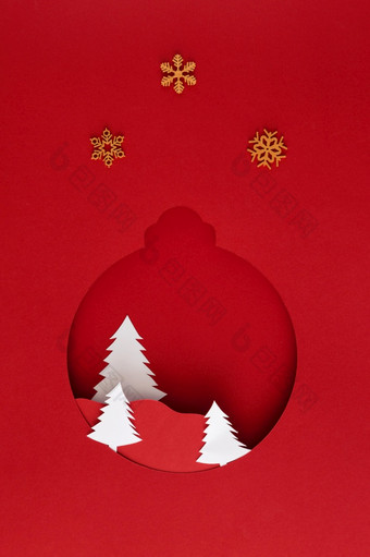纸圣诞节球树星星决议和高质量美丽的照片纸圣诞节球树星星高质量和决议美丽的照片概念