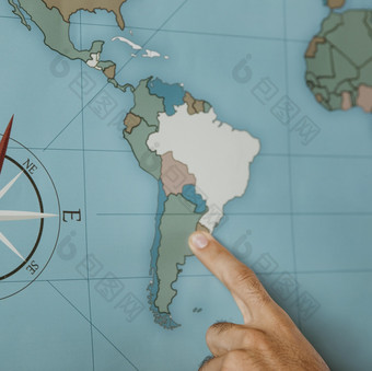 人指出南美国地图决议和高<strong>质量</strong>美丽的照片人指出南美国地图高<strong>质量</strong>和决议美丽的照片概念