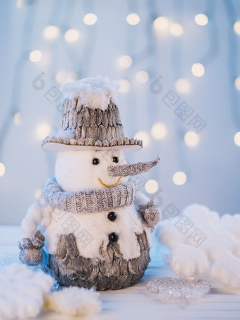 小玩具雪人白色表格决议和高质量美丽的照片小玩具雪人白色表格高质量和决议美丽的照片概念