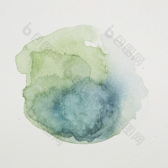 蓝色的翠绿的油漆形式圆白色纸美丽的照片蓝色的翠绿的油漆形式圆白色纸