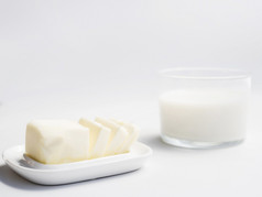 奥林匹斯山数字相机高决议照片玻璃牛奶黄油高质量照片