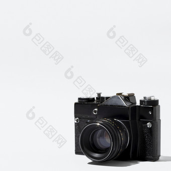 复古的黑色的相机安排高决议照片复古的黑色的相机安排高质量照片