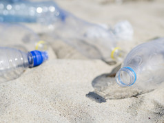 奥林匹斯山数字相机关闭空浪费塑料水瓶沙子
