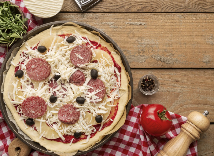 分类与美味的传统的披萨分类与美味的传统的披萨