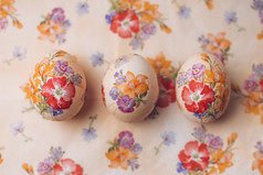 复活节集装饰鸡蛋