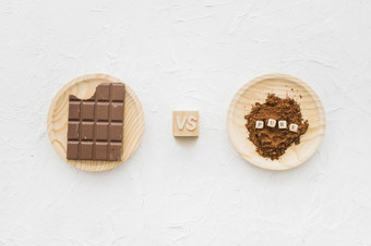 巧克力与可可粉与纯<strong>立方块</strong>