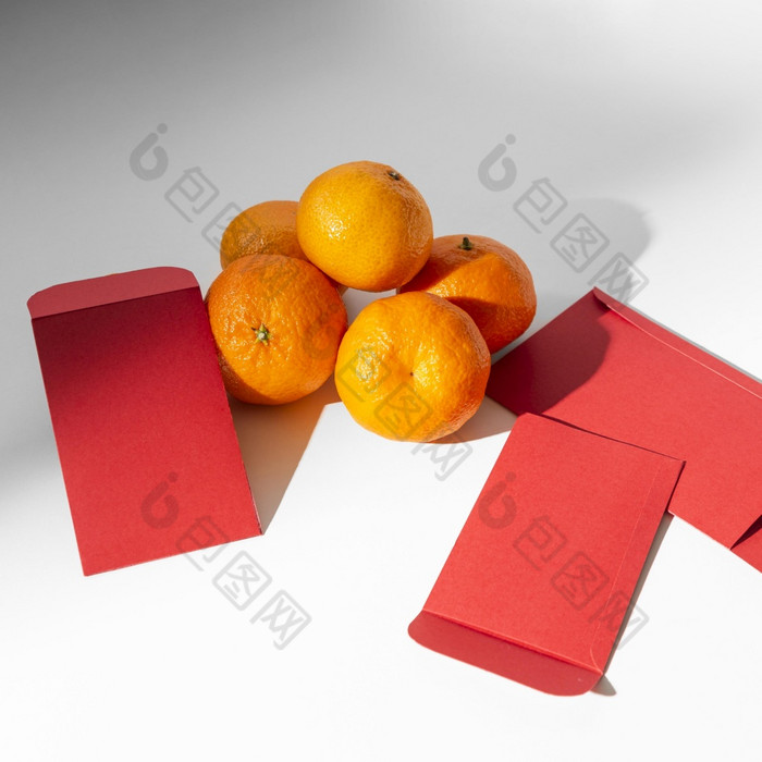 新一年中国人橙子信封