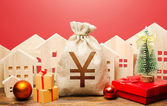 元日元钱袋和<strong>房子</strong>新一年rsquo设置增加投资吸引力繁荣促销活动提供了新一年圣诞节冬天假期抵押贷款贷款银行存款信贷
