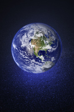 发光的地球沥青路地球图像提供美国宇航局