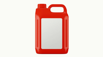 红色的罐与引擎石油润滑剂孤立的白色背景呈现优秀的质量高决议可以扩大和使用背景纹理呈现塑料瓶罐行业红色的罐与引擎石油润滑剂孤立的白色背景呈现优秀的质量高决议可以扩大和使用背景纹理